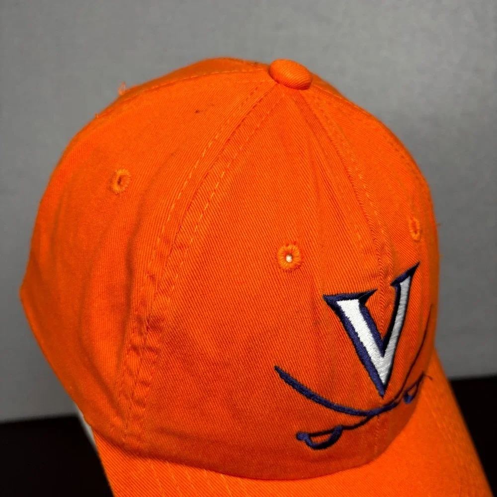 University of Virginia Cavaliers Orange Baseball Cap UVA Hat Unisex Adult OSFM